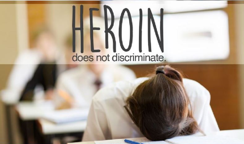 Heroin does not discriminate graphic