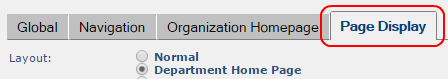 Custom Metadata Page Display Tab Layout Department Homepage Custom Metadata Page Display Tab Layout Department Homepage