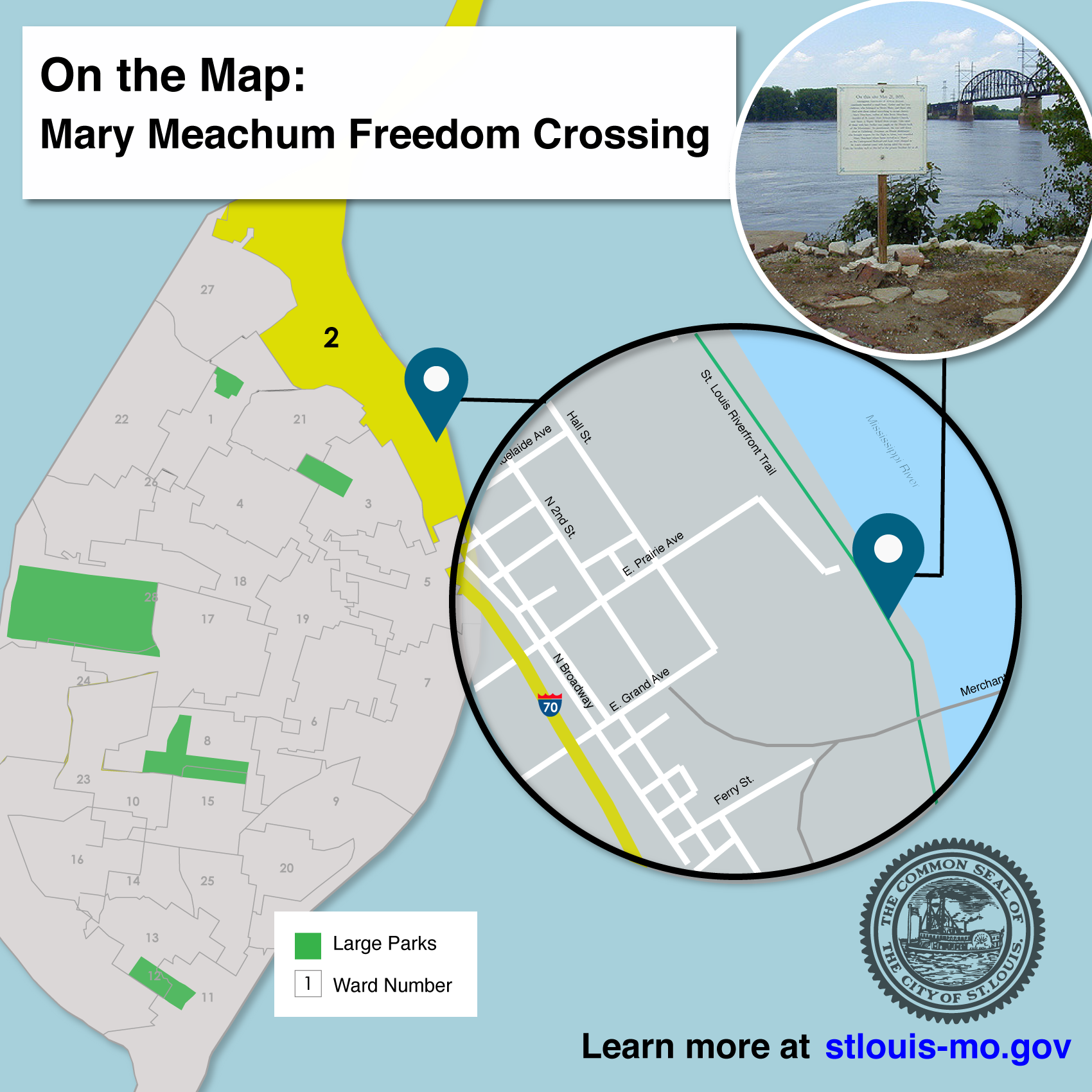  On the Map Mary Meachum Freedom Crossing