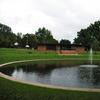 Circular fountain in Benton Park