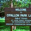 O'Fallon Park Lake sign