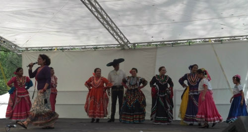 Alma de Mexico dancers performed at the 2012 Festival of Nations.