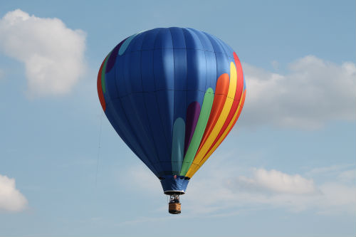 Up, Up and Away! A hot air balloon participates in the 2014 Great Forest Park Balloon Race in St. Louis, MO on Saturday, Sept. 20, 2014.