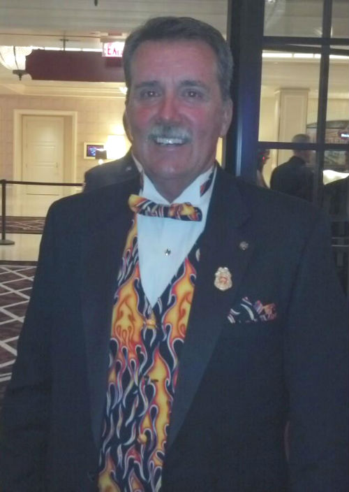 St. Louis Fire Chief Dennis Jenkerson at the Ball.