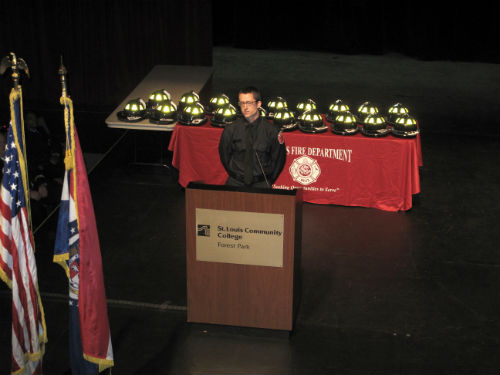 Class Valedictorian Nicholas Becherer