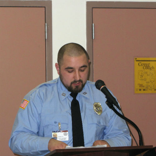 Class Speaker Officer Andrew Holt