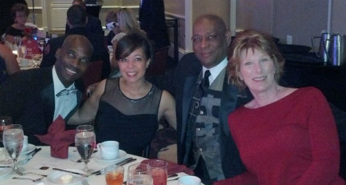 At the Director's Table: Earl McDowell Jr., Dotti Pennington, Rich & Joan Gray