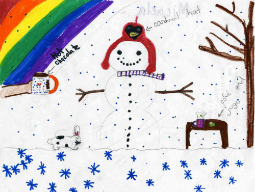 Micaela Bowman's entry in Mayor Slay's 2012 Holiday Card Design Contest