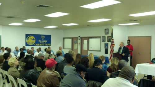 Pat Schommer shares some of his personal experience with the audience.