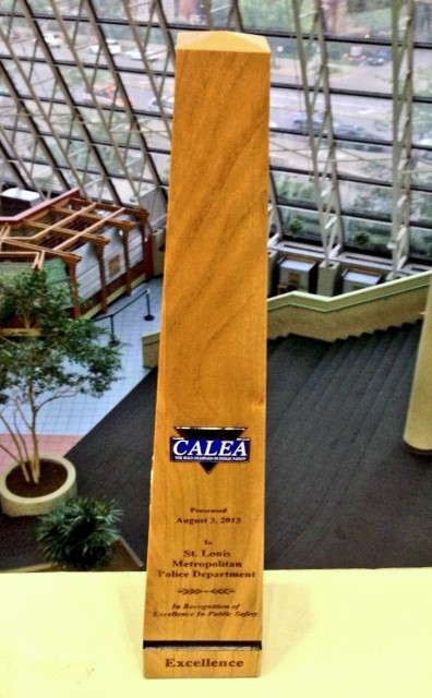 SLMPD CALEA Tri-Arc Accreditation Award 2013