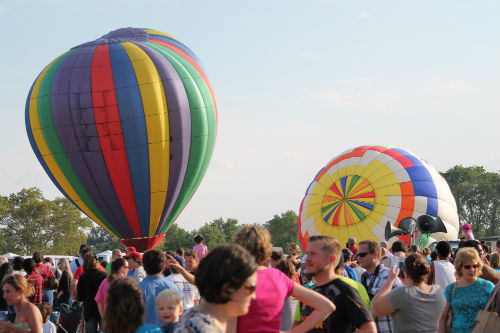 Huge turn out for this year's Great Forest Park Balloon Race