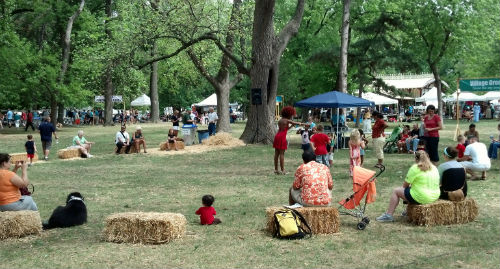 Tai Ji demonstration in the Village Green at the 2012 Festival of Nations.