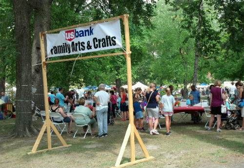 Arts and Crafts area at the 2012 Festival of Nations