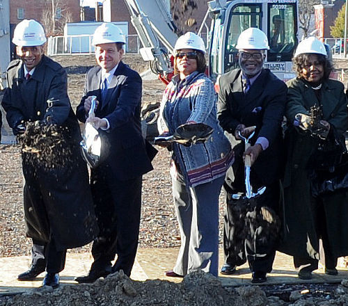 Ground breaking on Phase II of North Sarah Apartments