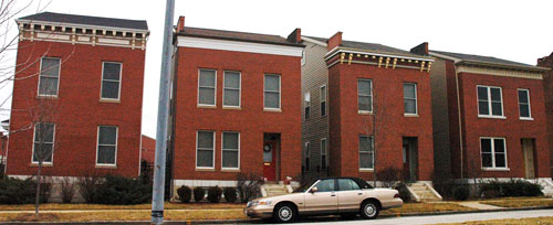 New home construction in Old North St Louis