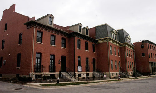 Newer apartments in Lafayette Square