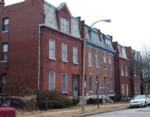 Row houses in Old North St. Louis