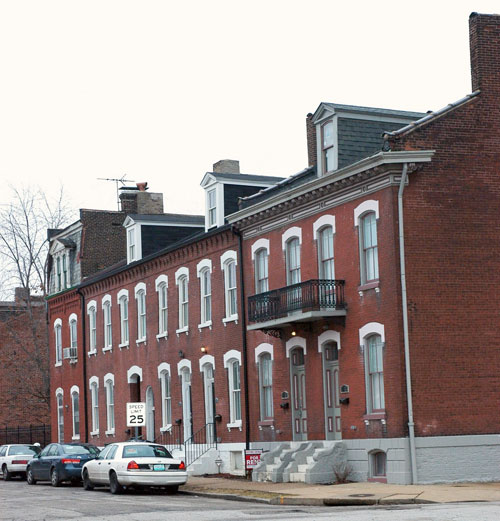Row houses in Old North St. Louis