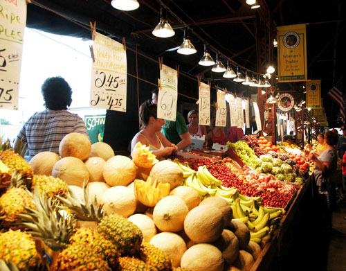 Soulard Farmers Market produce