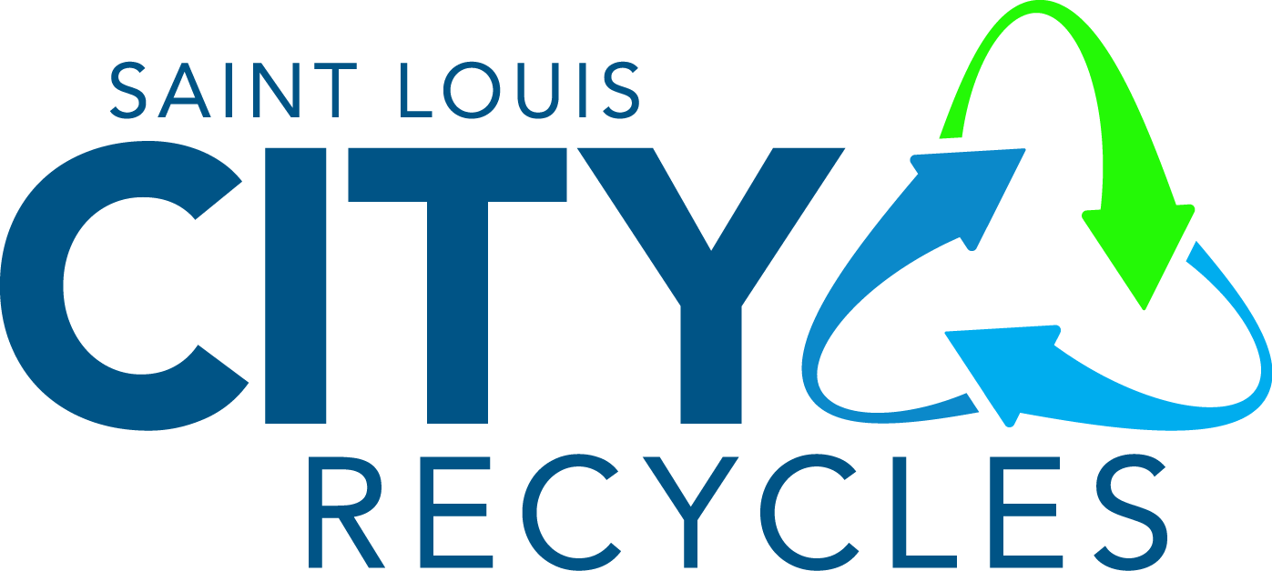 Saint Louis City Recycles-Blue Text Color