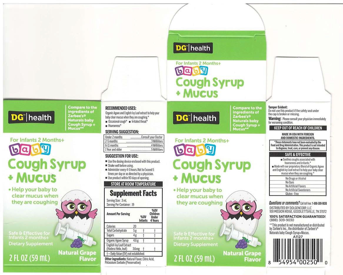 DG health NATURALS baby Cough Syrup Mucus