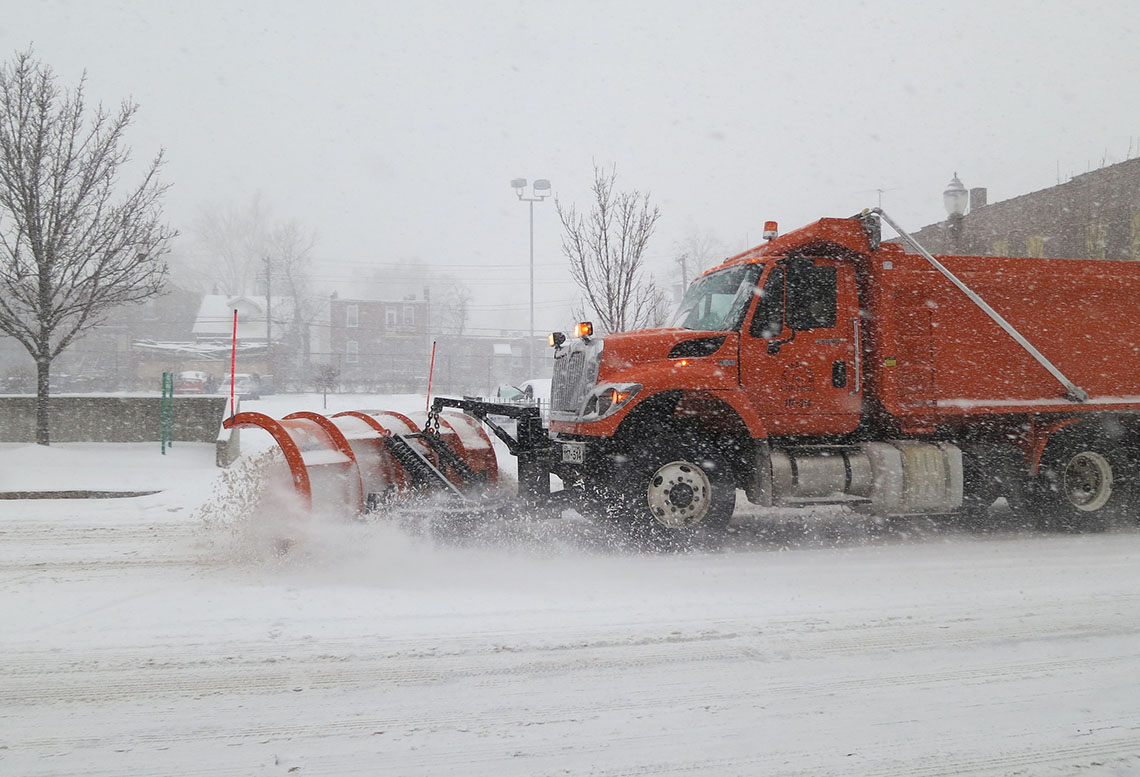Snow Plow on Manchester