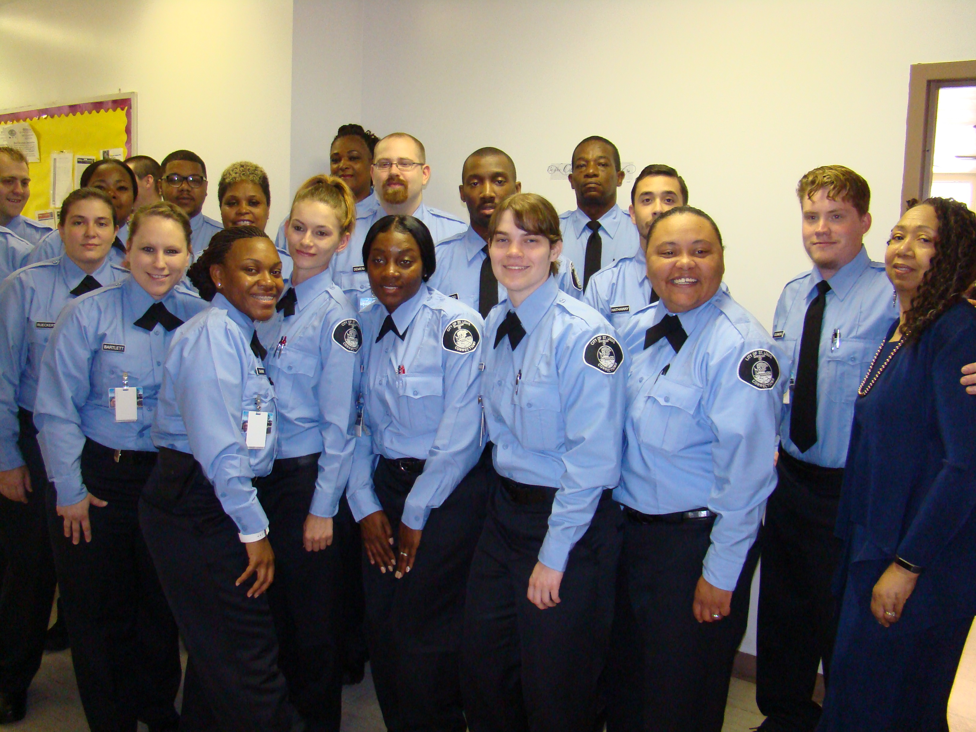 Correctional Officers I Graduating Class July 22, 2016.